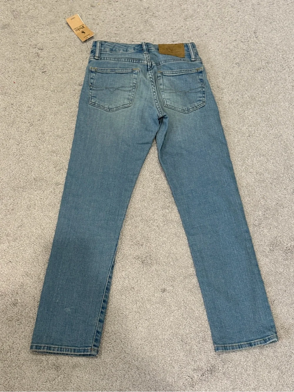 Polo Ralph Lauren Boys Core Replen Blue Jeans Size 10 NWT Straight Leg
